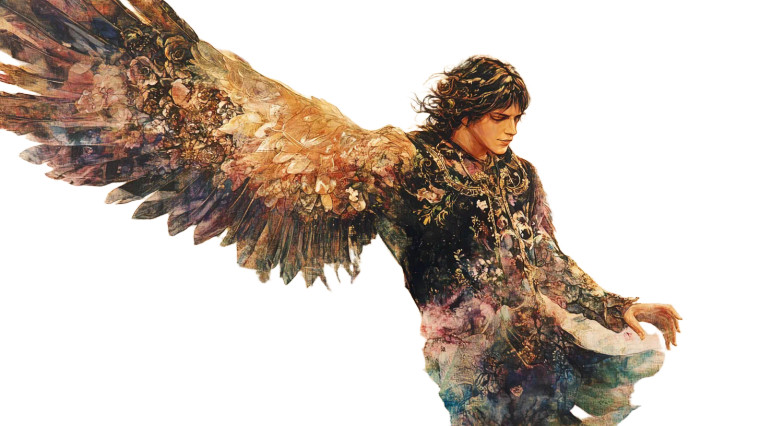 Divine Messenger Gabriel Vinyl Car Decal Sticker – Waterproof & UV-Resistant 8"