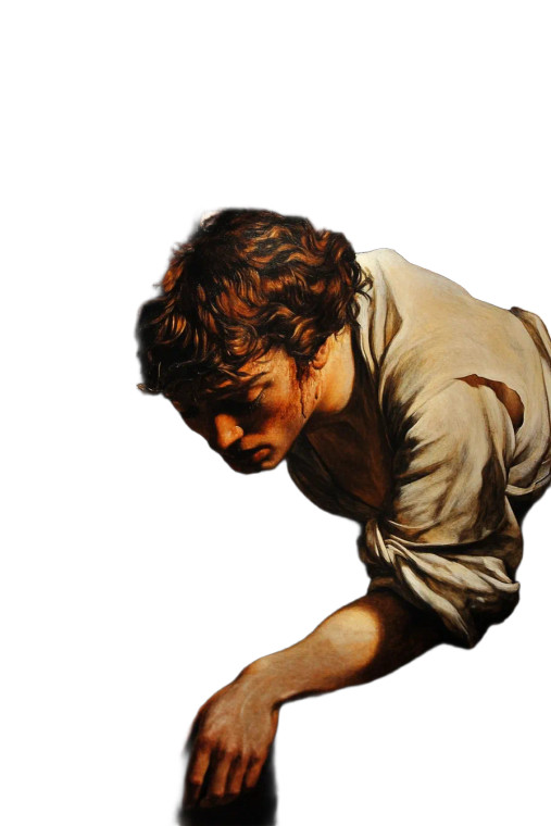 Icarus Falling Vinyl Car Decal Sticker – Waterproof & UV-Resistant 8"