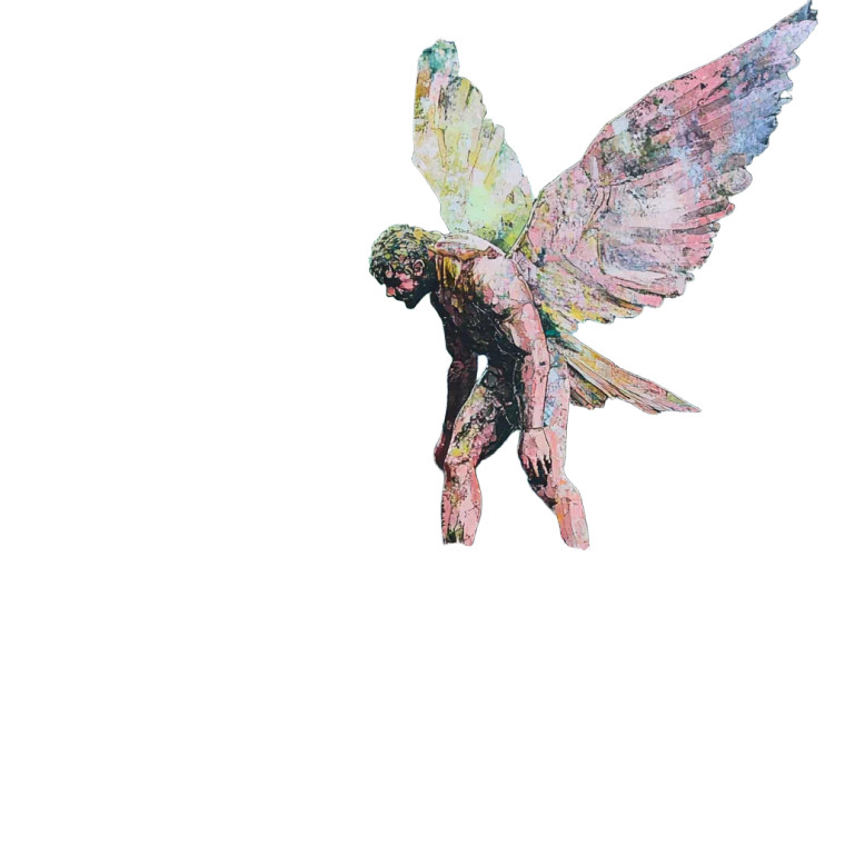 Beast Man Reflection Vinyl Car Decal Sticker – Waterproof & UV-Resistant 8"