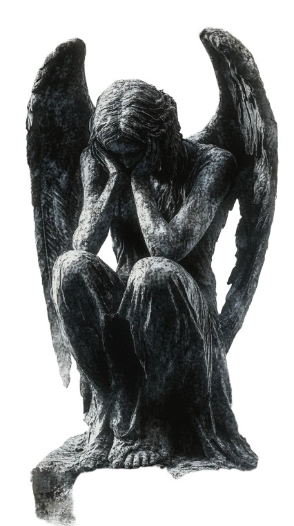 Weeping Angel Vinyl Car Decal Sticker – Waterproof & UV-Resistant 8"