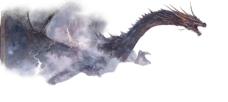 Fantasy Dragon Storm Vinyl Car Decal Sticker – Waterproof & UV-Resistant 8"