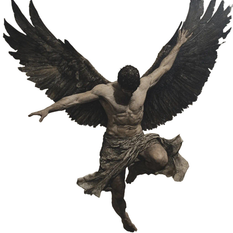 Icarus Vinyl Car Decal Sticker – Waterproof & UV-Resistant 8"