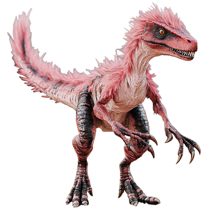 Feathered Astroraptor Vinyl Car Decal Sticker – Waterproof & UV-Resistant 8"