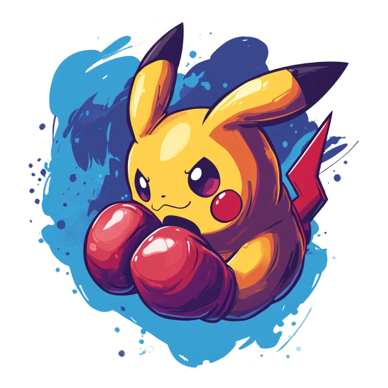 Pokemon Discord Glove Vinyl Car Decal Sticker – Waterproof & UV-Resistant 8"