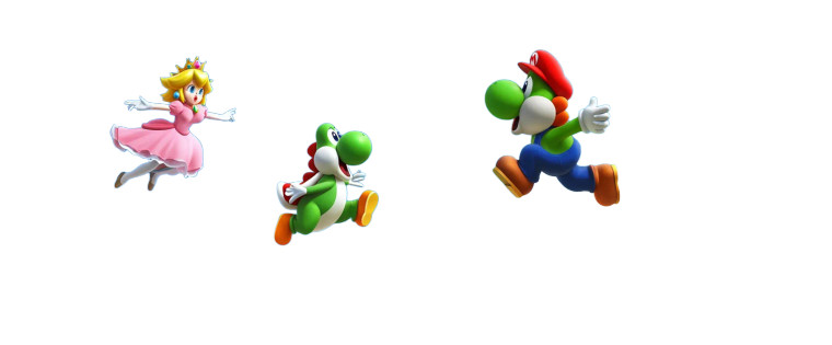 Mario Characters Jumping Vinyl Car Decal Sticker – Waterproof & UV-Resistant 8"