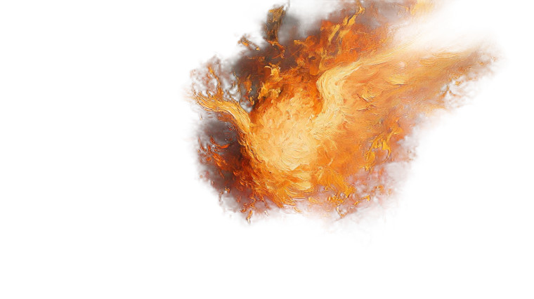 Fiery Seraphim Vinyl Car Decal Sticker – Waterproof & UV-Resistant 8"