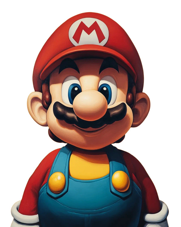 Mario V10 Vinyl Car Decal Sticker – Waterproof & UV-Resistant 8"