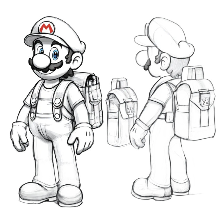 Mario Bag Designs Vinyl Car Decal Sticker – Waterproof & UV-Resistant 8"