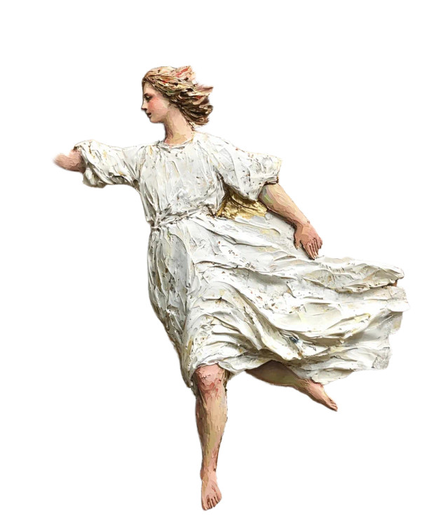 Angel Painting V3 Vinyl Car Decal Sticker – Waterproof & UV-Resistant 8"