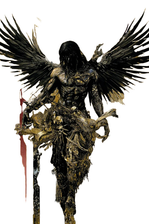 Lucifer In Triumph Vinyl Car Decal Sticker – Waterproof & UV-Resistant 8"