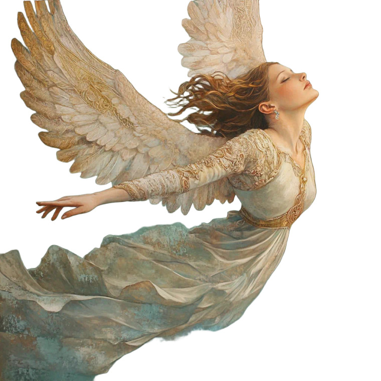 Goddess Of Air Vinyl Car Decal Sticker – Waterproof & UV-Resistant 8"