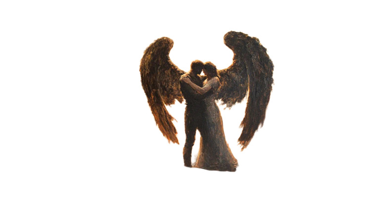 Angel In Battle Vinyl Car Decal Sticker – Waterproof & UV-Resistant 8" Angel In Battle Vinyl Car Decal Sticker – Waterproof & UV-Resistant 8"