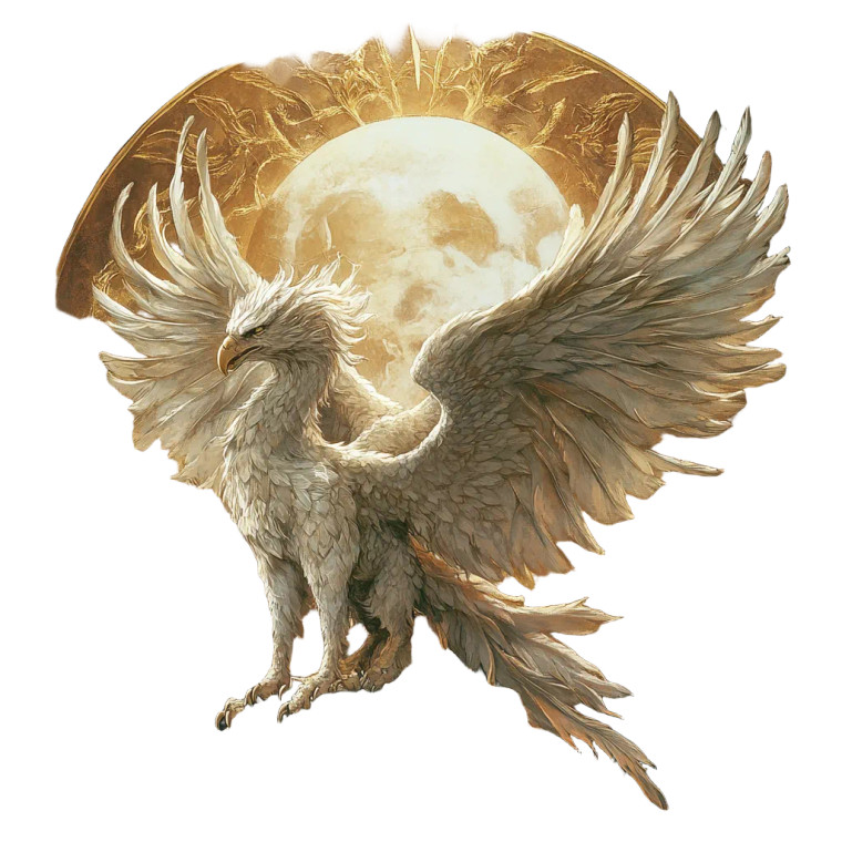 Mythical Sun Guardians Vinyl Car Decal Sticker – Waterproof & UV-Resistant 8"