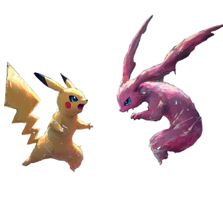 Pokemon Battle V3 Vinyl Car Decal Sticker – Waterproof & UV-Resistant 8"