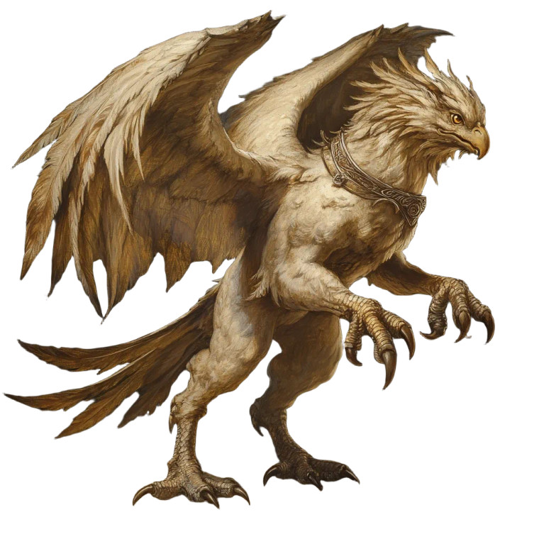 Graceful Griffin Vinyl Car Decal Sticker – Waterproof & UV-Resistant 8"