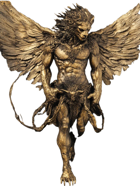 Celestial Four-Faced Cherub V2 Vinyl Car Decal Sticker – Waterproof & UV-Resistant 8"