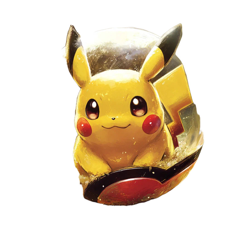 Pikachu In Pokeball Vinyl Car Decal Sticker – Waterproof & UV-Resistant 8"
