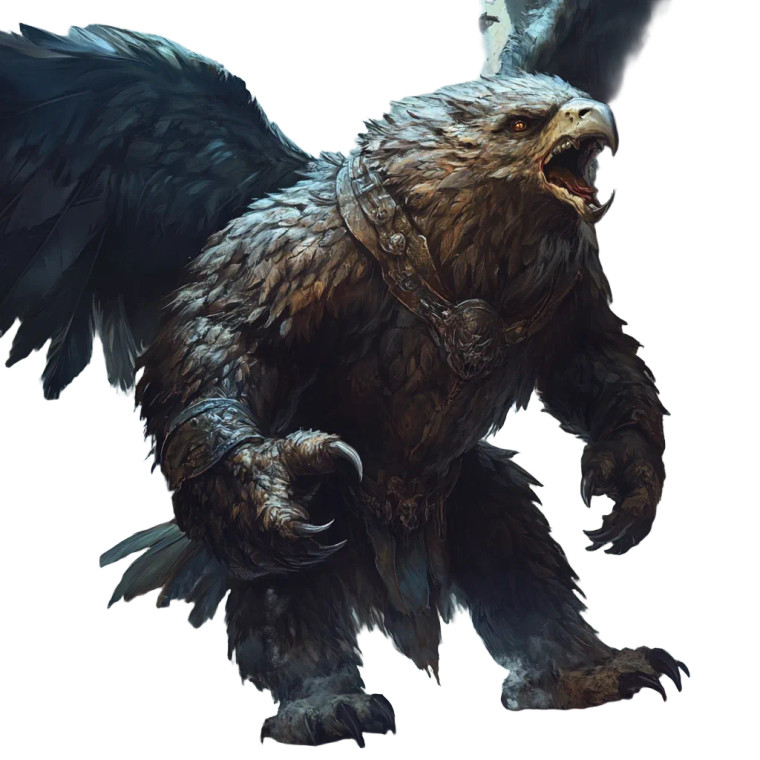 Hawk-Bear Guardian Vinyl Car Decal Sticker – Waterproof & UV-Resistant 8"