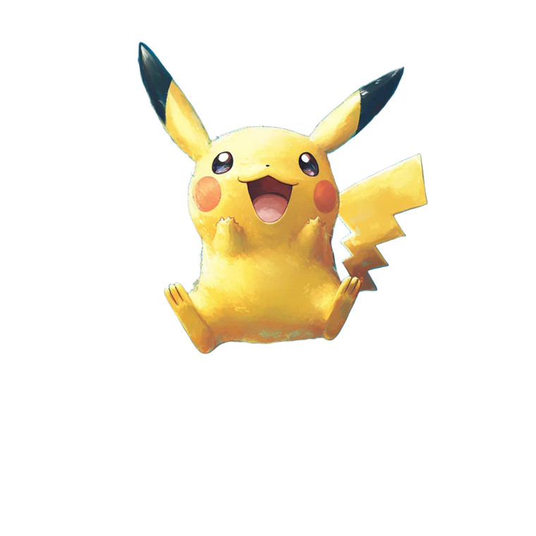 Pikachu In Pokemon World Vinyl Car Decal Sticker – Waterproof & UV-Resistant 8"