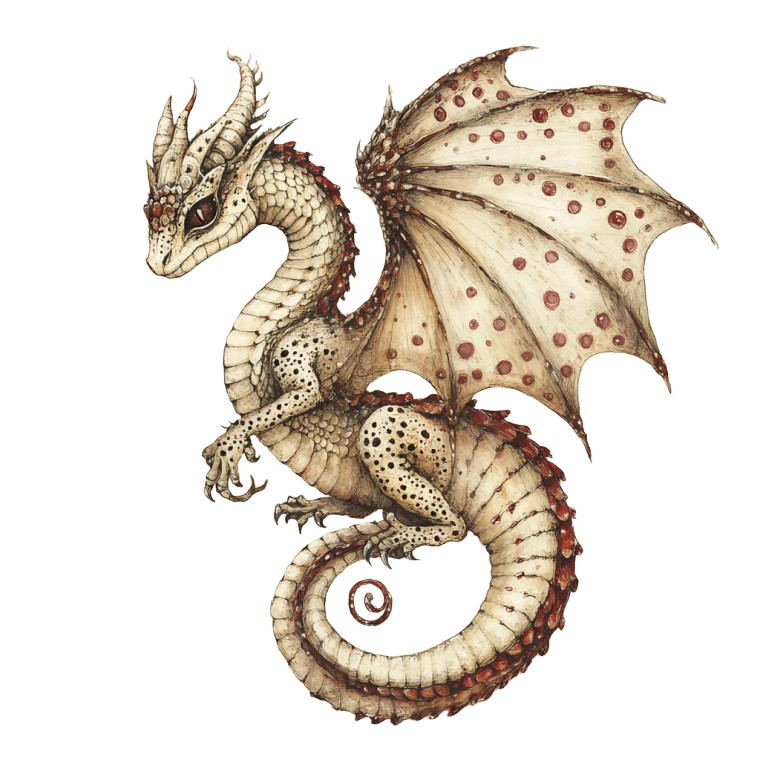 Nordic Mystical Dragon Vinyl Car Decal Sticker – Waterproof & UV-Resistant 8"