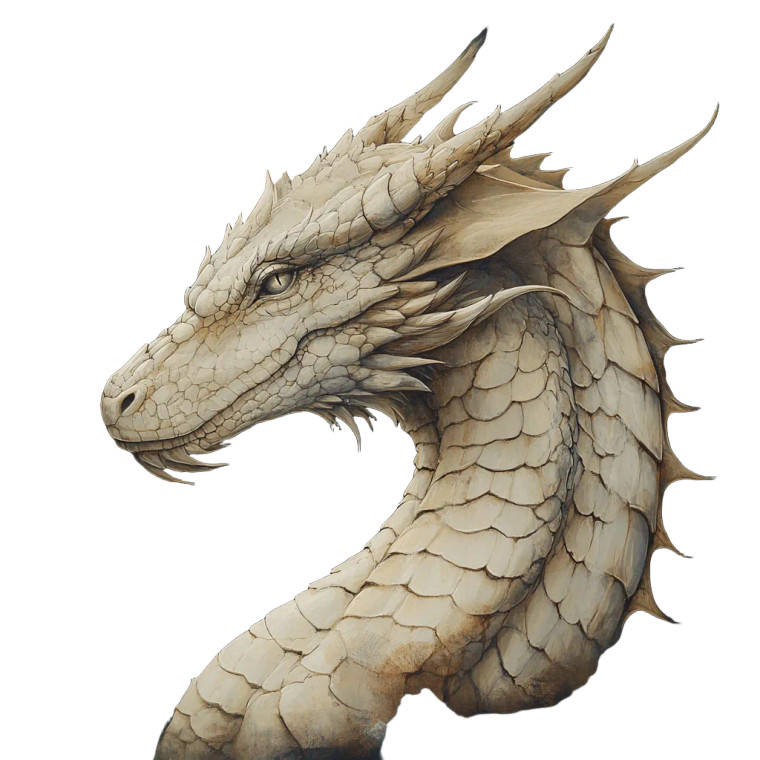 Mystical Dragon Vinyl Car Decal Sticker – Waterproof & UV-Resistant 8"