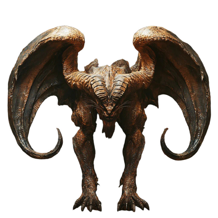 Realistic Manticore Vinyl Car Decal Sticker – Waterproof & UV-Resistant 8"