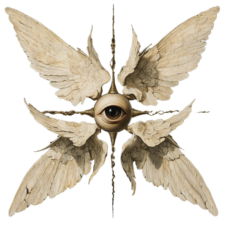 Dali'S Winged Eye Vinyl Car Decal Sticker – Waterproof & UV-Resistant 8"