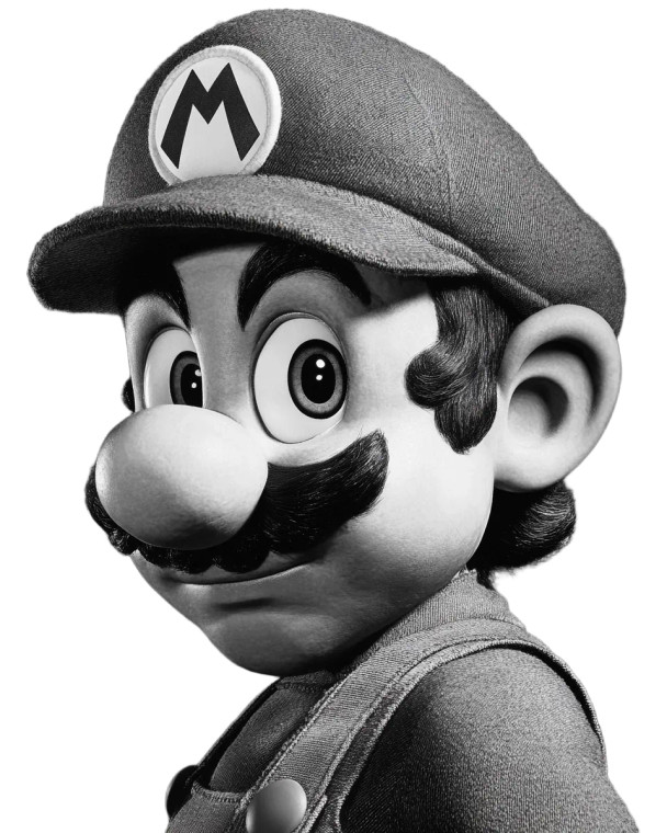 Super Mario Portrait V6 Vinyl Car Decal Sticker – Waterproof & UV-Resistant 8"