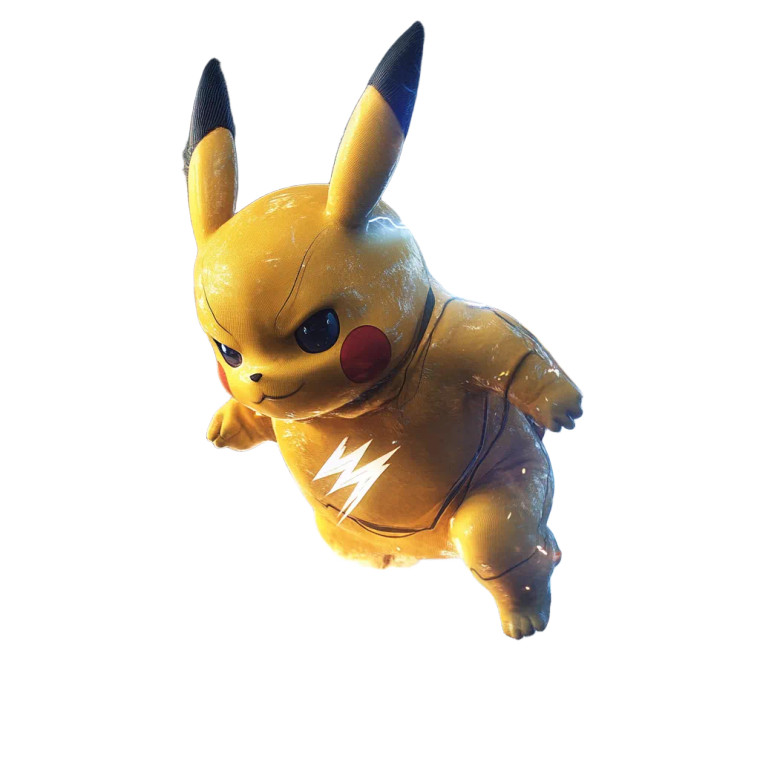 Pikachu Flash Vinyl Car Decal Sticker – Waterproof & UV-Resistant 8"