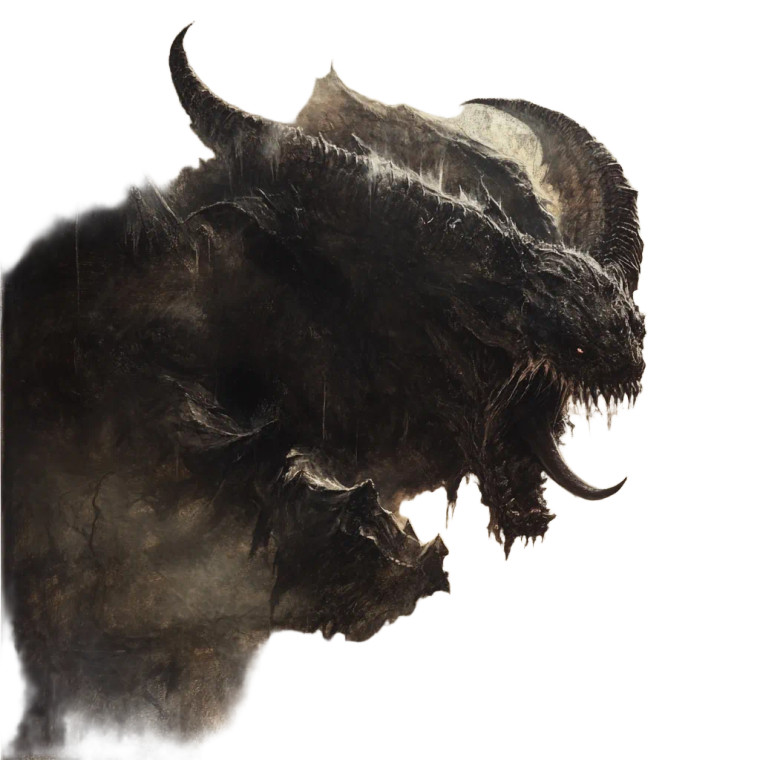 Nightmare Chimera Vinyl Car Decal Sticker – Waterproof & UV-Resistant 8"