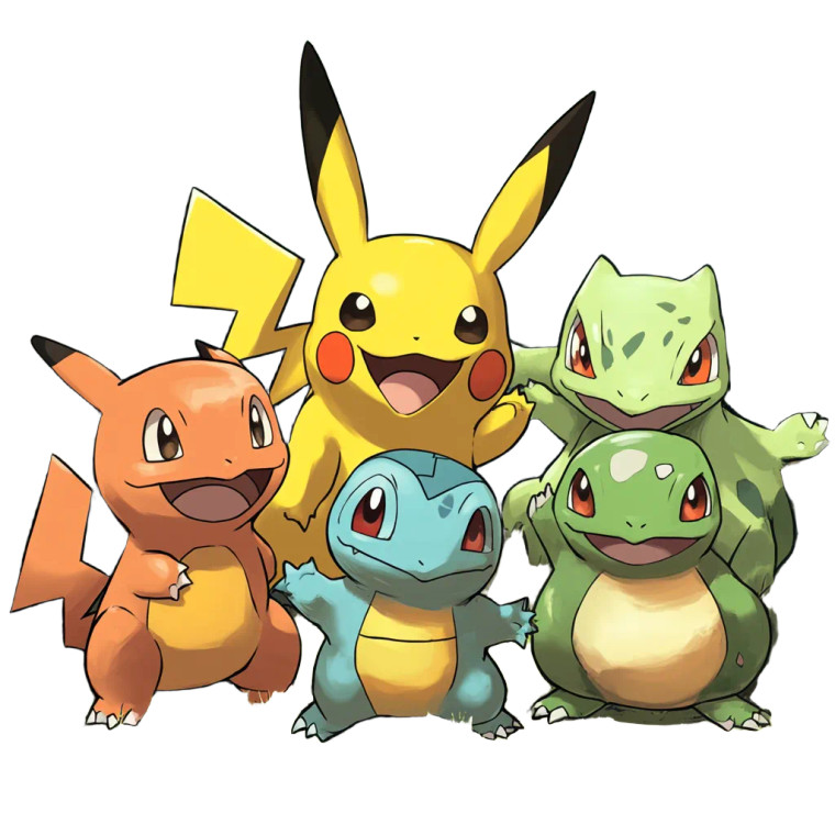 Pokemon Style Vinyl Car Decal Sticker – Waterproof & UV-Resistant 8"