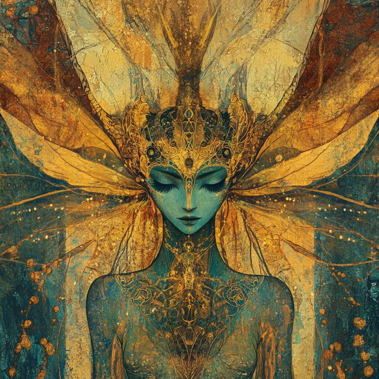 Fae Queen Vinyl Car Decal Sticker – Waterproof & UV-Resistant 8"