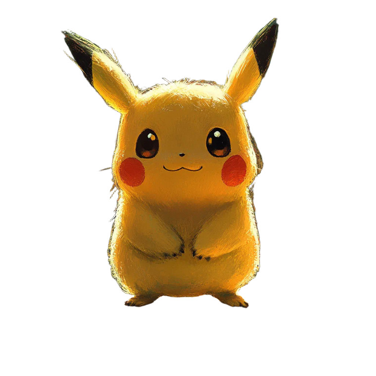 Pikachu Cover Vinyl Car Decal Sticker – Waterproof & UV-Resistant 8"