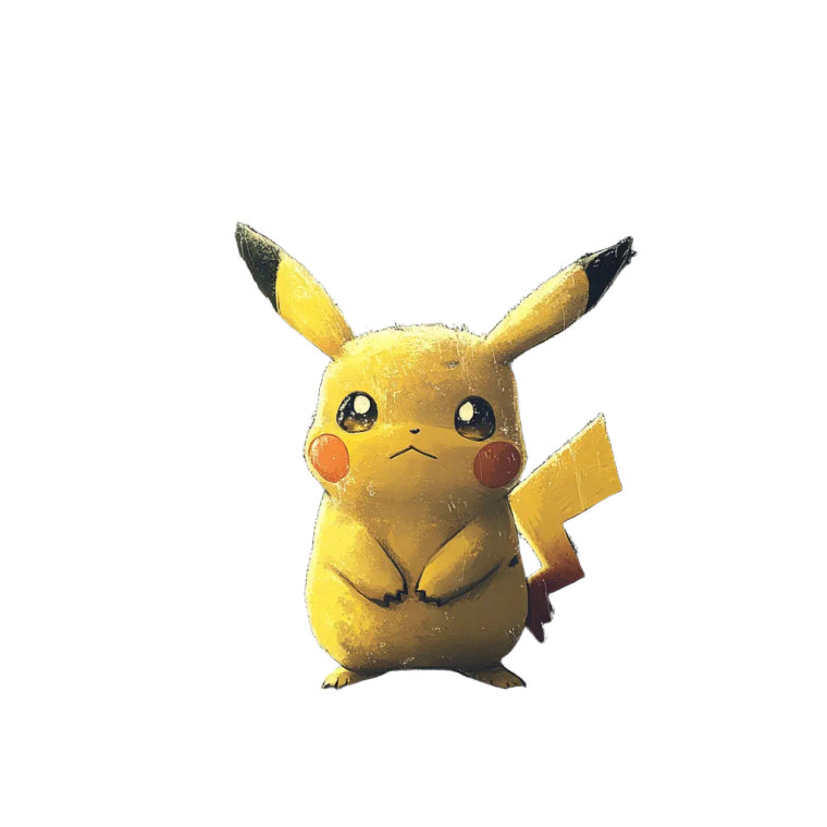 Sad Pikachu Vinyl Car Decal Sticker – Waterproof & UV-Resistant 8"