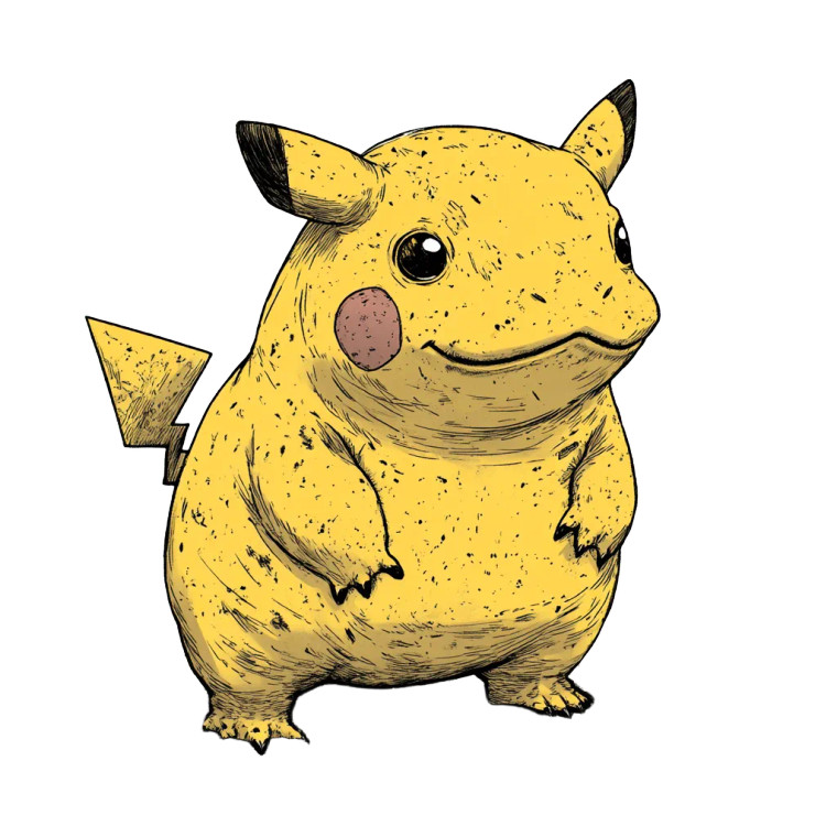 Pikachu Pygmy Hippo Vinyl Car Decal Sticker – Waterproof & UV-Resistant 8" Pikachu Pygmy Hippo Vinyl Car Decal Sticker – Waterproof & UV-Resistant 8"