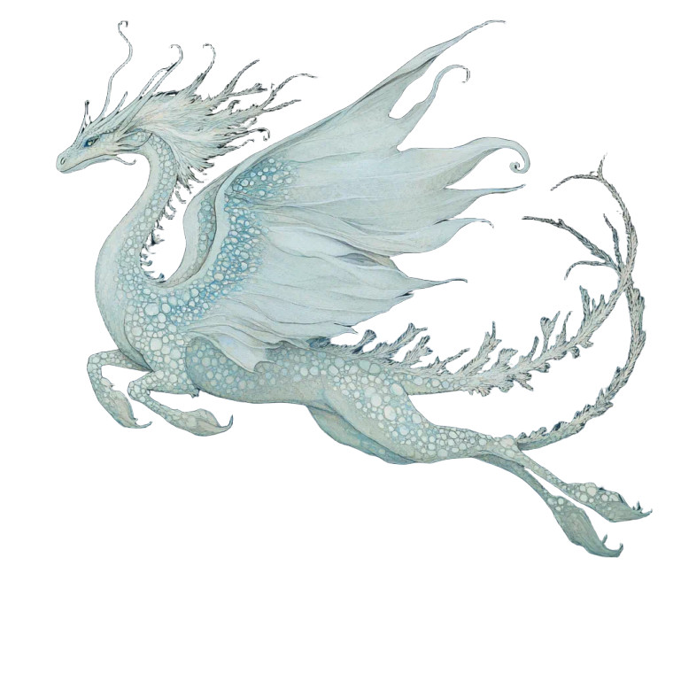 Pearlescent White Dragon Vinyl Car Decal Sticker – Waterproof & UV-Resistant 8"
