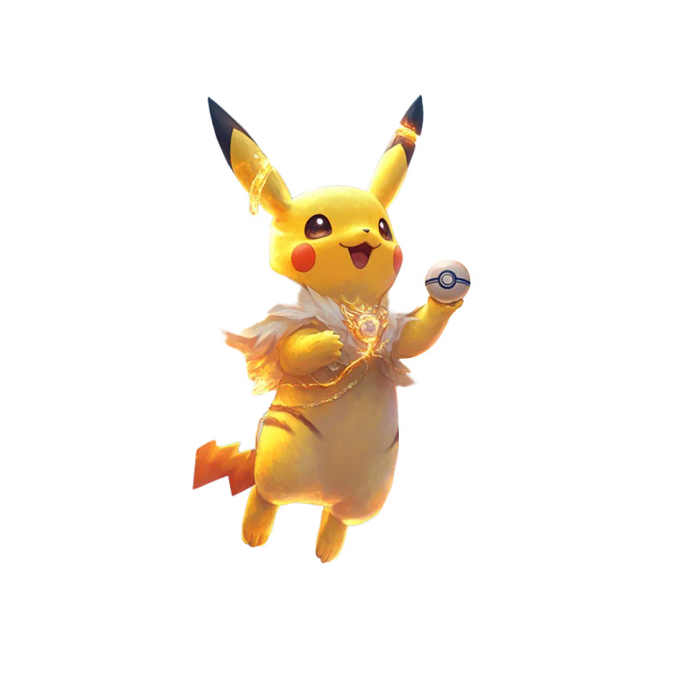 Celestial Pikachu Vinyl Car Decal Sticker – Waterproof & UV-Resistant 8"