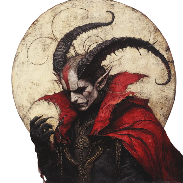 Mephistopheles Vinyl Car Decal Sticker – Waterproof & UV-Resistant 8"