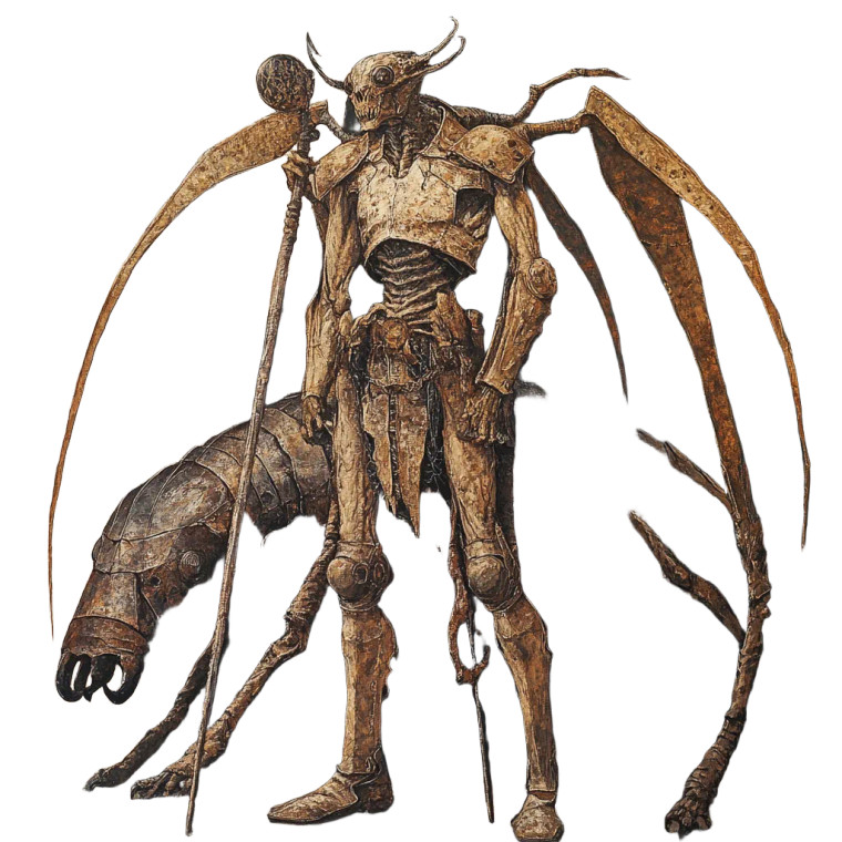 Thri-Kreen Warrior V2 Vinyl Car Decal Sticker – Waterproof & UV-Resistant 8"