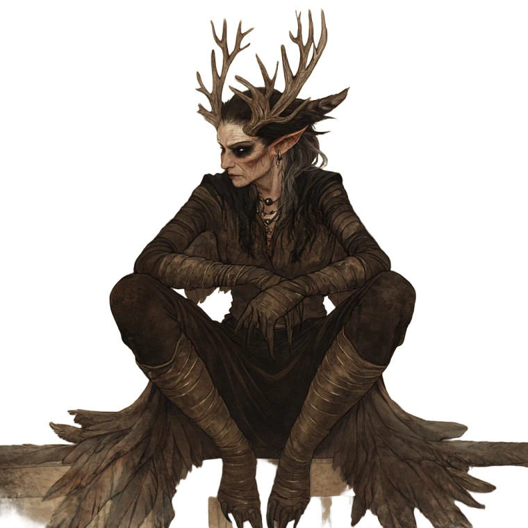 Feathered Fantasy Woman Vinyl Car Decal Sticker – Waterproof & UV-Resistant 8"