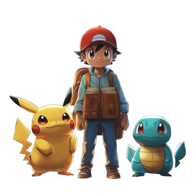 Pokémon Selection Scene Vinyl Car Decal Sticker – Waterproof & UV-Resistant 8"