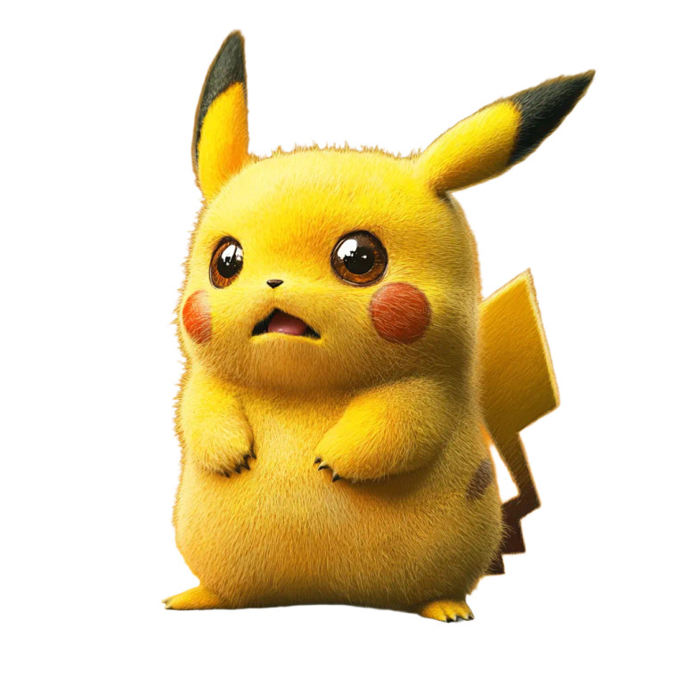 Upset Pikachu Vinyl Car Decal Sticker – Waterproof & UV-Resistant 8"