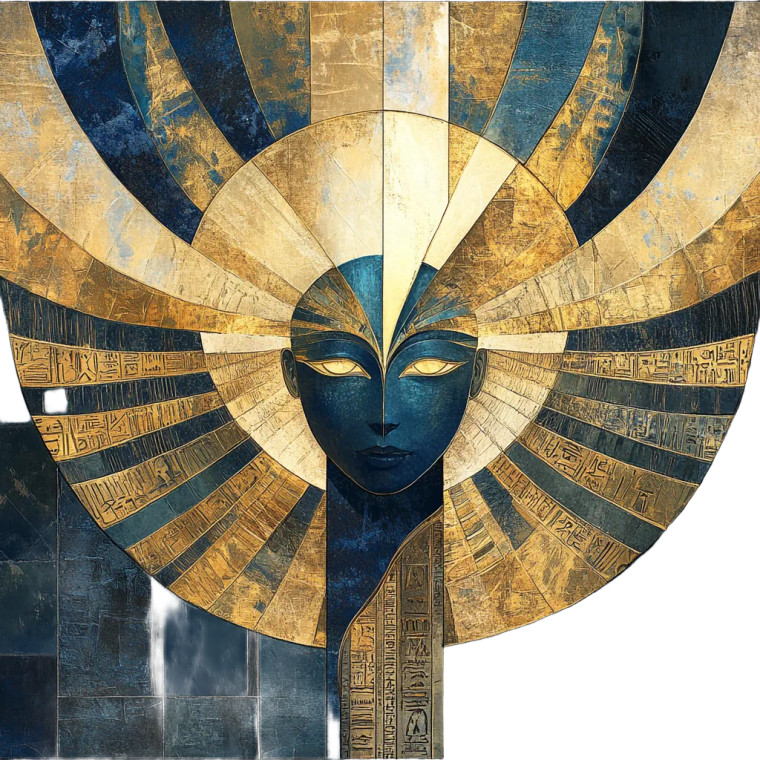 Eternal Egypt Artwork Vinyl Car Decal Sticker – Waterproof & UV-Resistant 8"