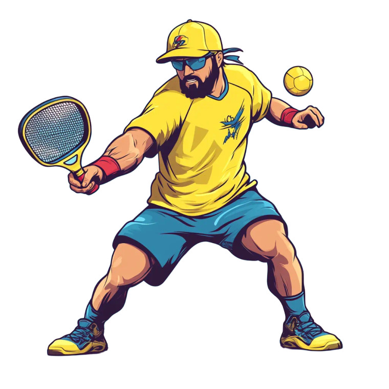 Pickleball Pokemon Trainer V2 Vinyl Car Decal Sticker – Waterproof & UV-Resistant 8"