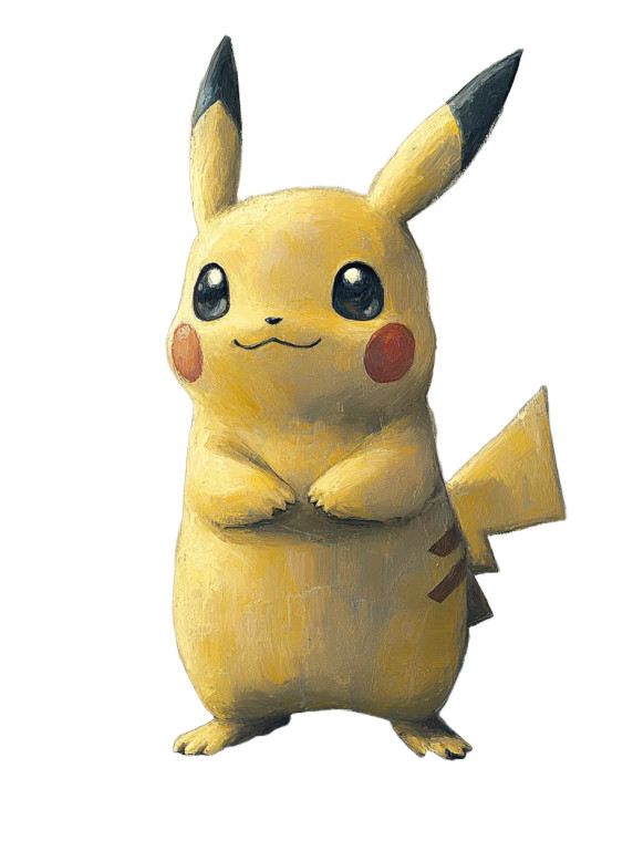 Pikachu Portrait V4 Vinyl Car Decal Sticker – Waterproof & UV-Resistant 