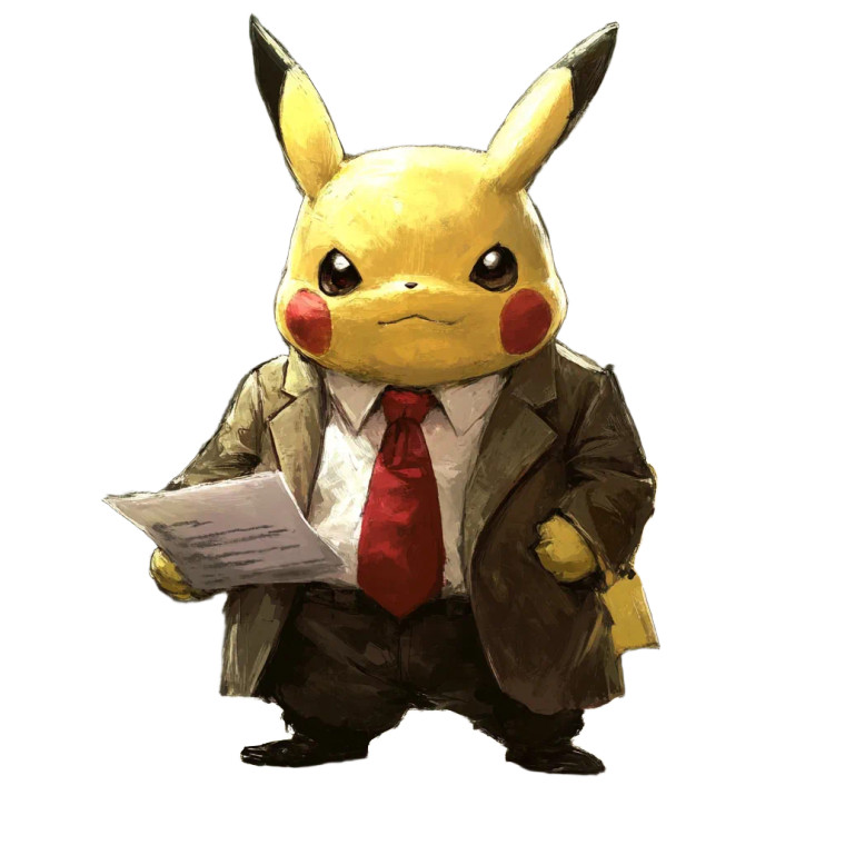 Legal Pokemon Vinyl Car Decal Sticker – Waterproof & UV-Resistant 8"