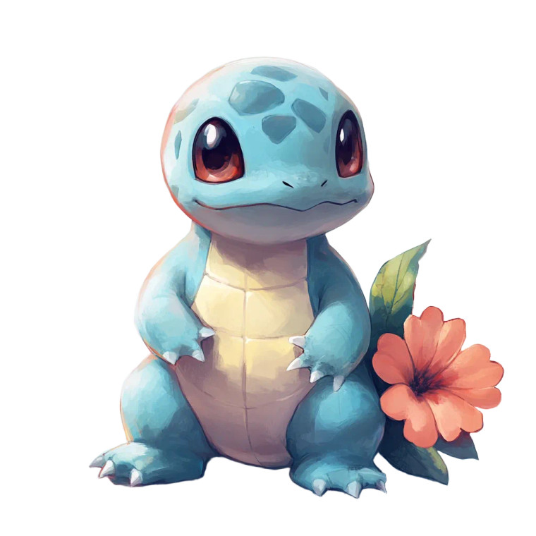 Stylish Squirtle Avatar Vinyl Car Decal Sticker – Waterproof & UV-Resistant 8"