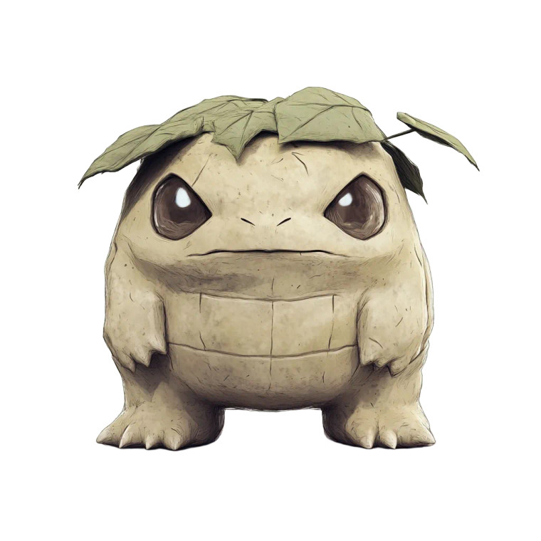 Leafy Pokemon Vinyl Car Decal Sticker – Waterproof & UV-Resistant 8"