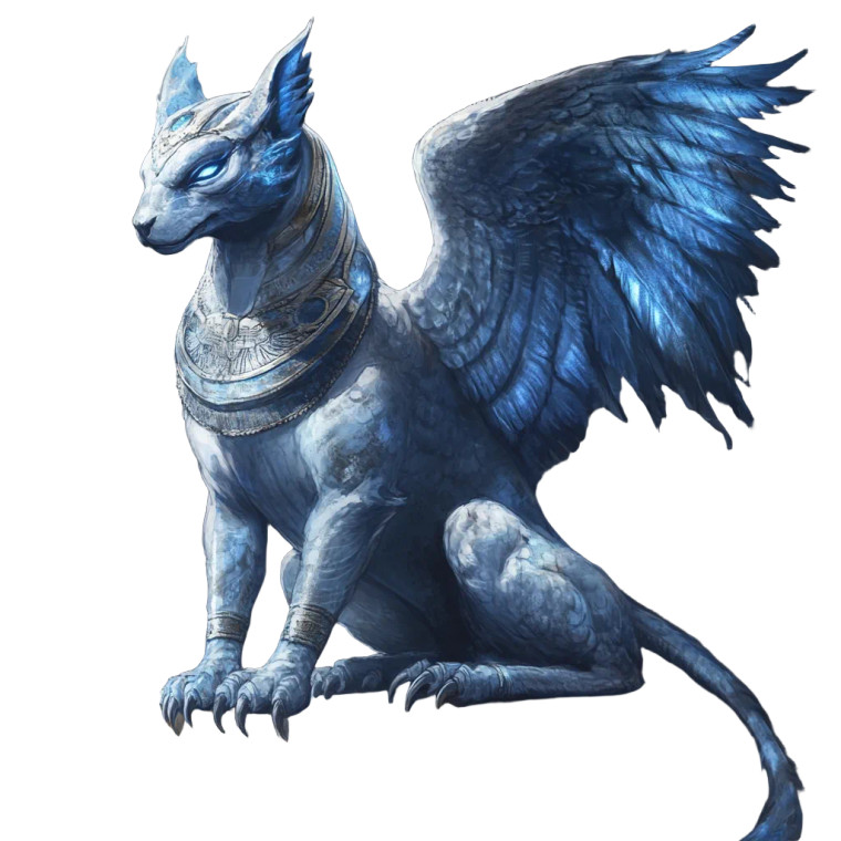 Ghost Sphinx Vinyl Car Decal Sticker – Waterproof & UV-Resistant 8"