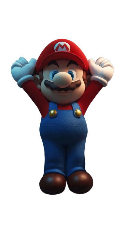 Mario Sleeping Vinyl Car Decal Sticker – Waterproof & UV-Resistant 8"